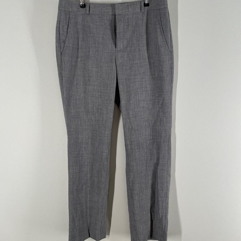Banana Republic Ryan Curvy Fit Size 8 Pant Medium Heather Gray